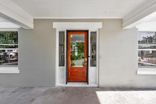 A front door with as much character as the home itself