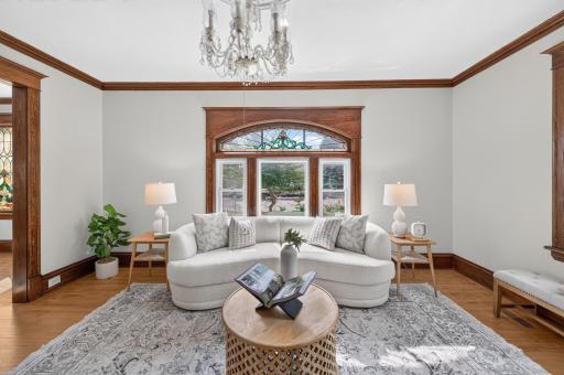 Natural light pours into this beautiful main living space