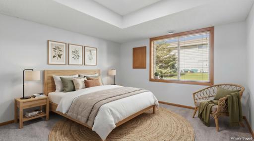 Main Level Bedroom - Staged