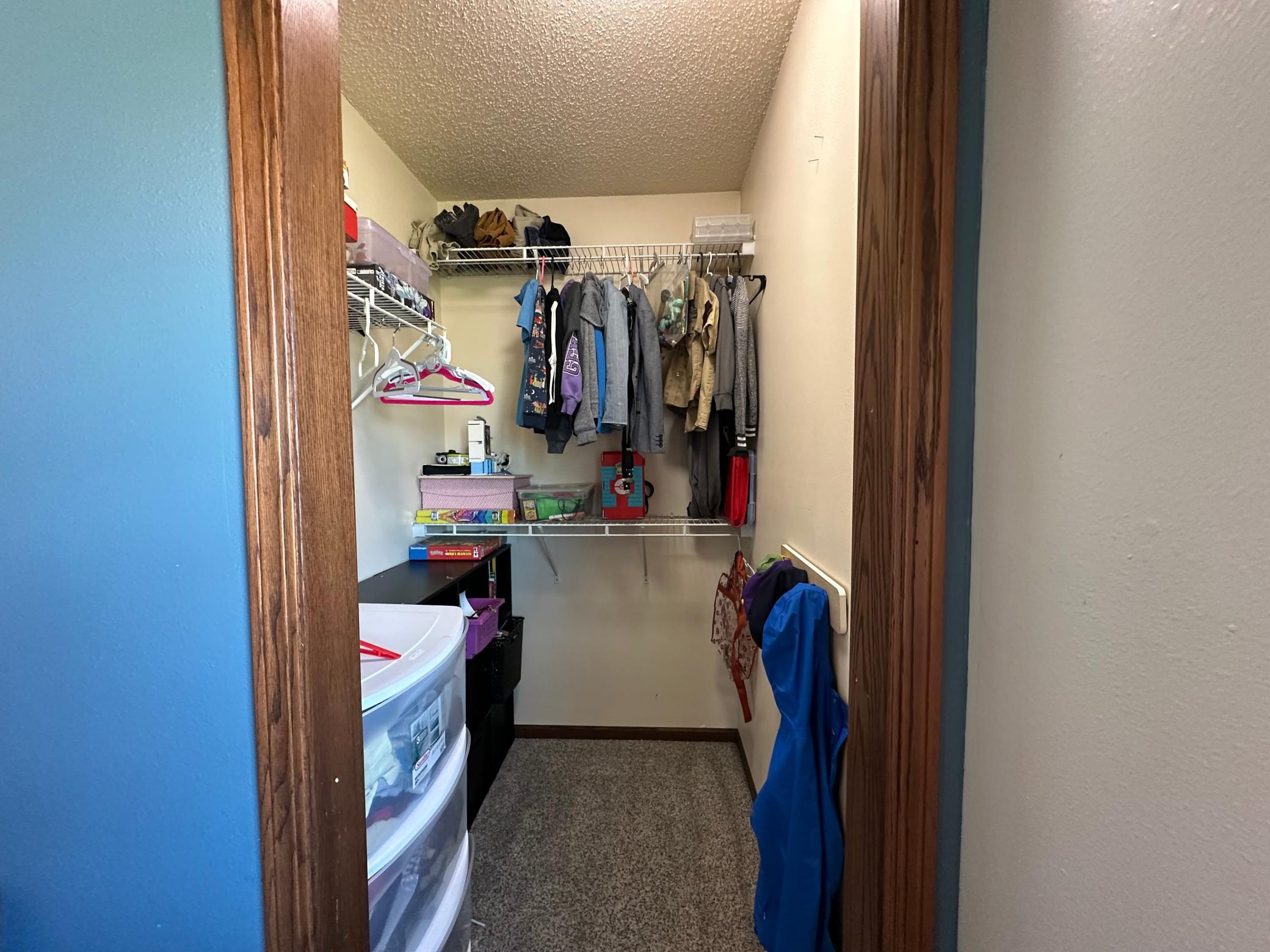 Bedroom 3 walkin closet