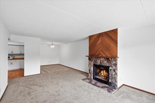 Dining Room Located Just Pass the Living Room (Note: Fireplace Has Been Disabled).