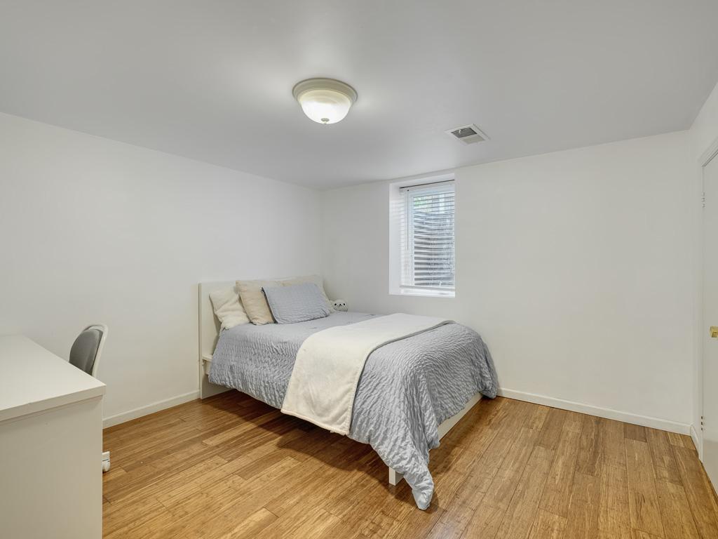 A 4th bedroom with egress on the lower level is a nice, quiet space for you or your guests.