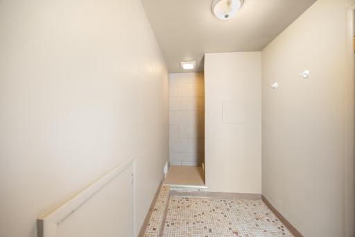 Walk in shower room