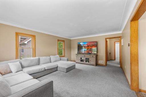 Spacious family room