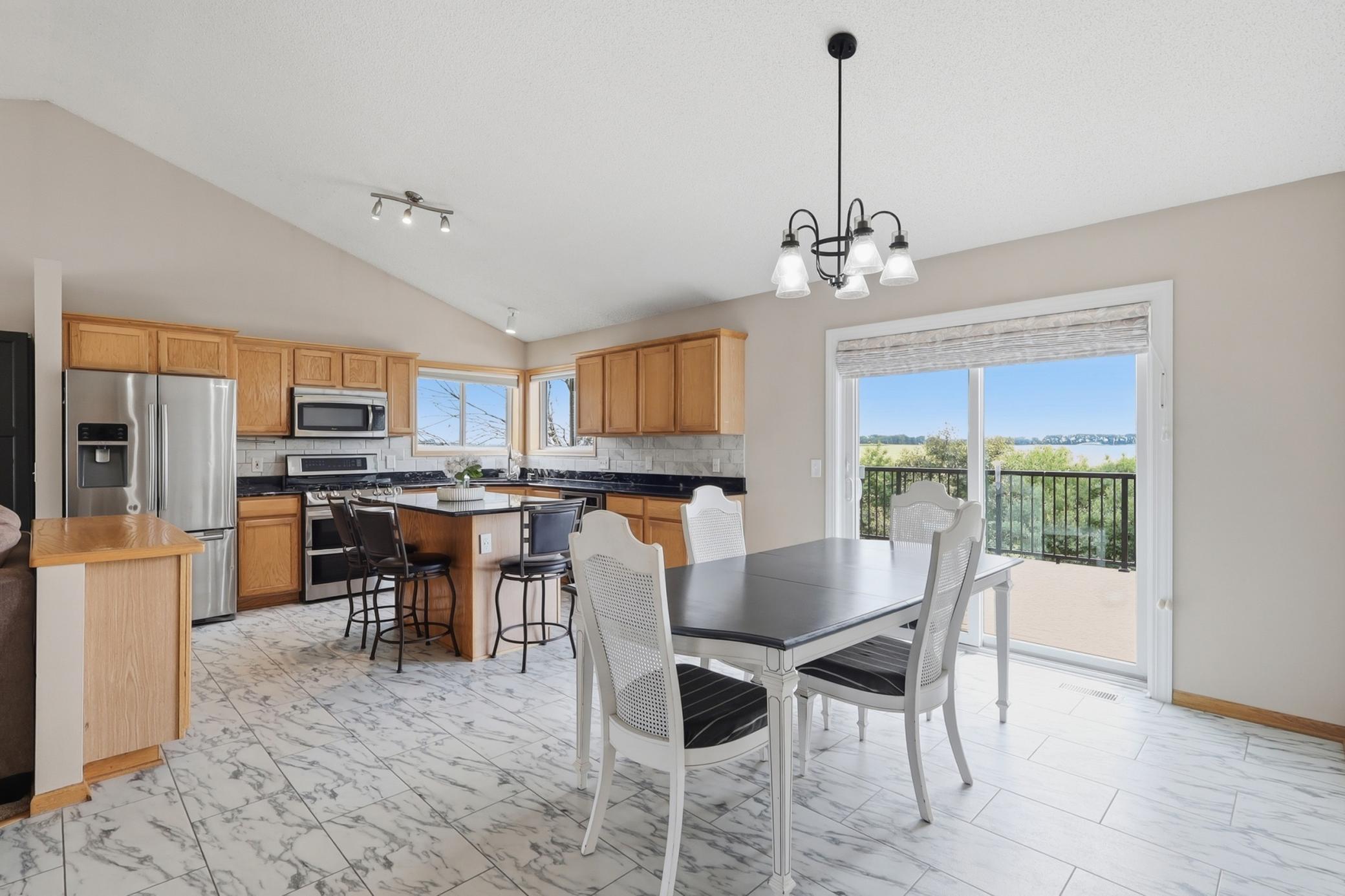 Updated kitchen- lots of natural light