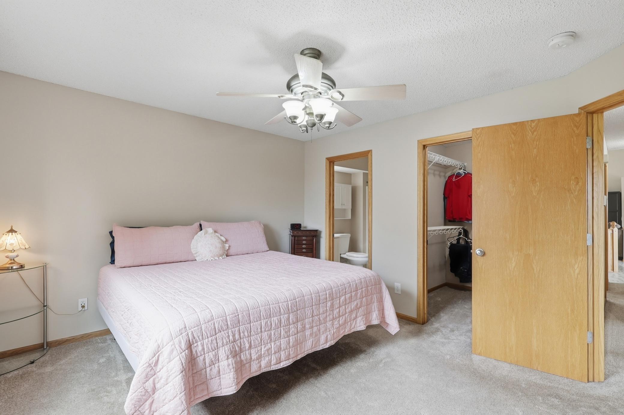 Primary bedroom with private bath