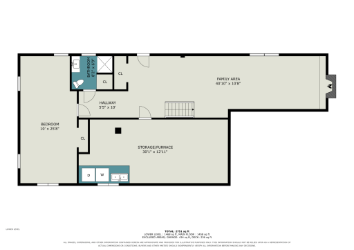 Lower Level Floor Plan
