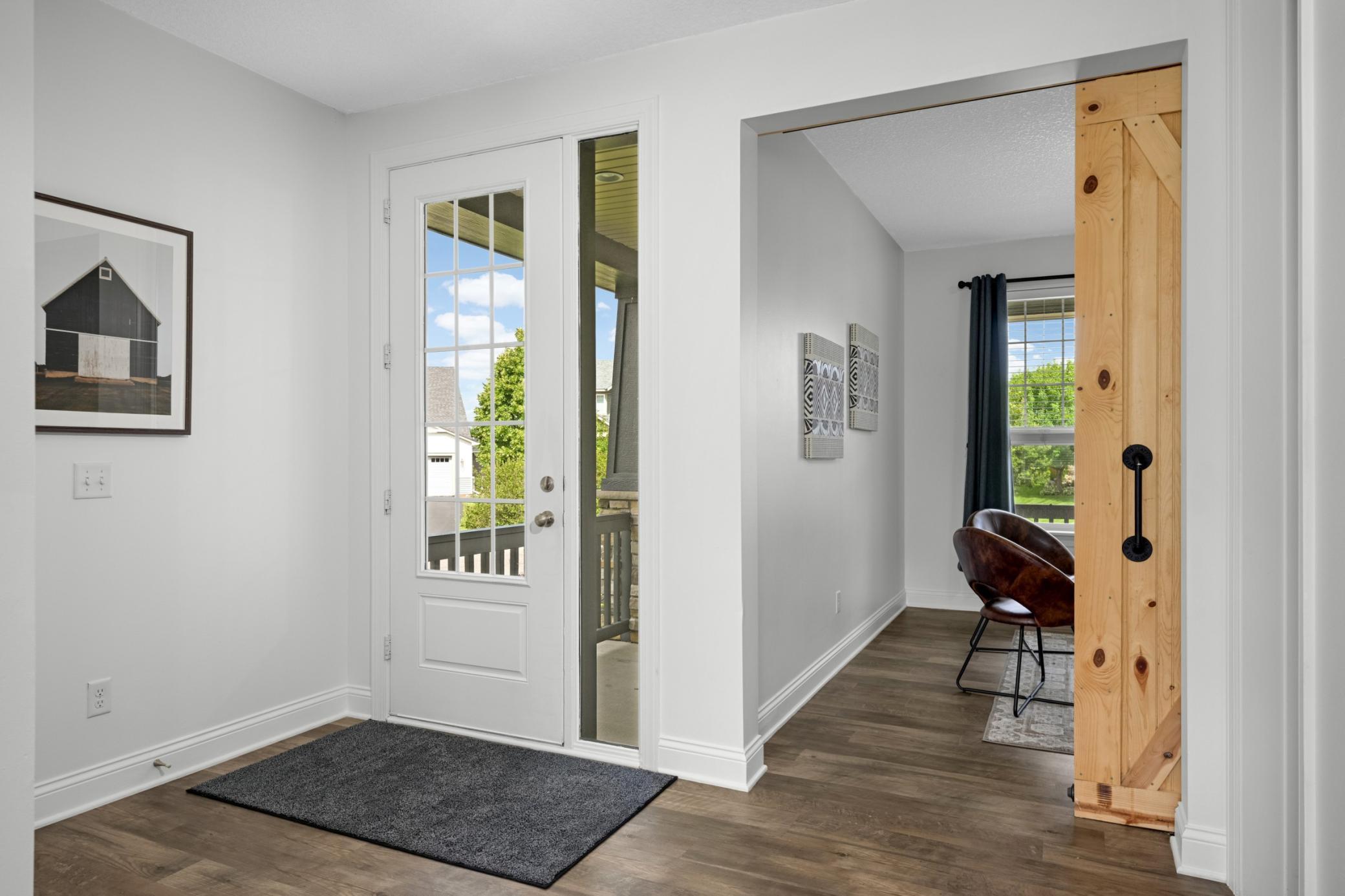 Light and airy front entry!