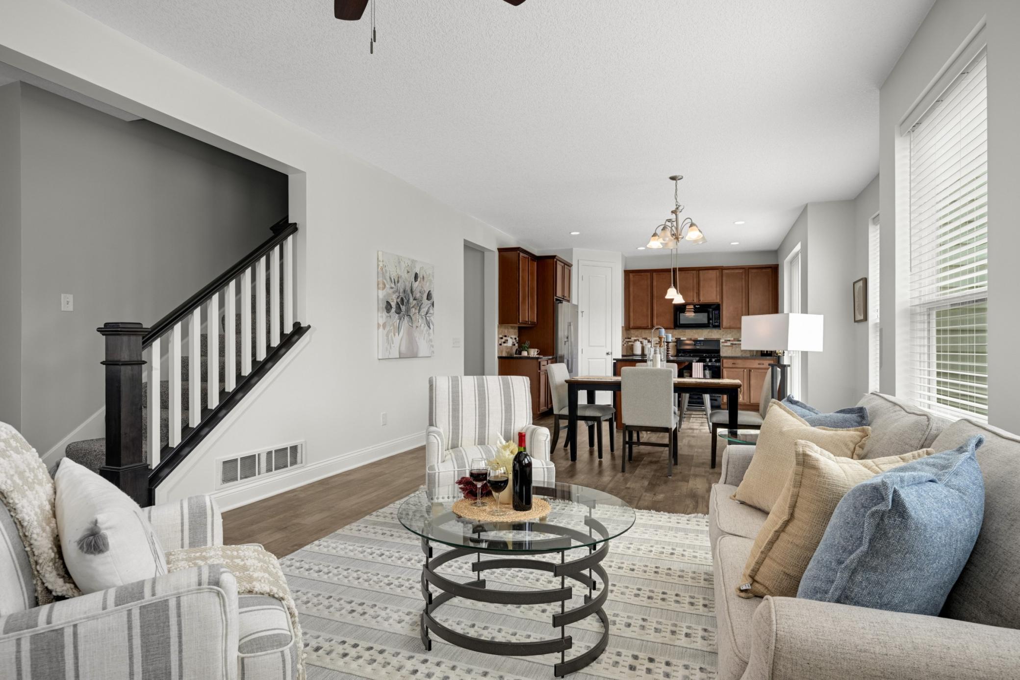 Great space for entertaining.
