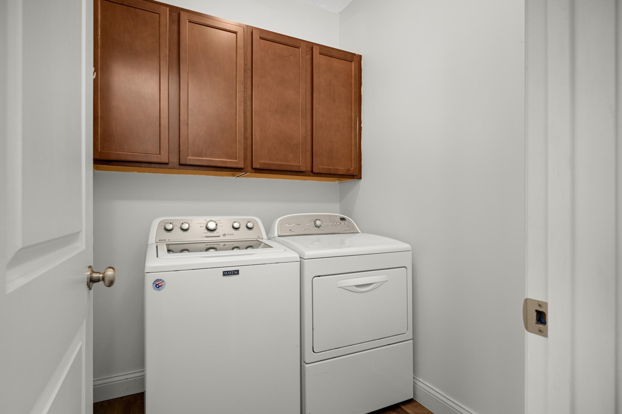 Main floor laundry room.