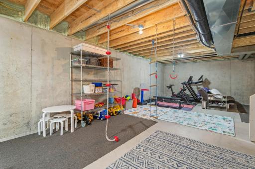 Great clean space here to expand and build equity. Poured concrete walls and the spray foamed insulated rim joist is a plus.