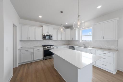 (All the following photos are of a similar home, actual finishes may vary.)