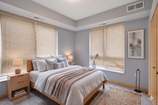Virtually staged owner's suite