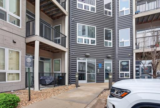 Rear entry parking lot