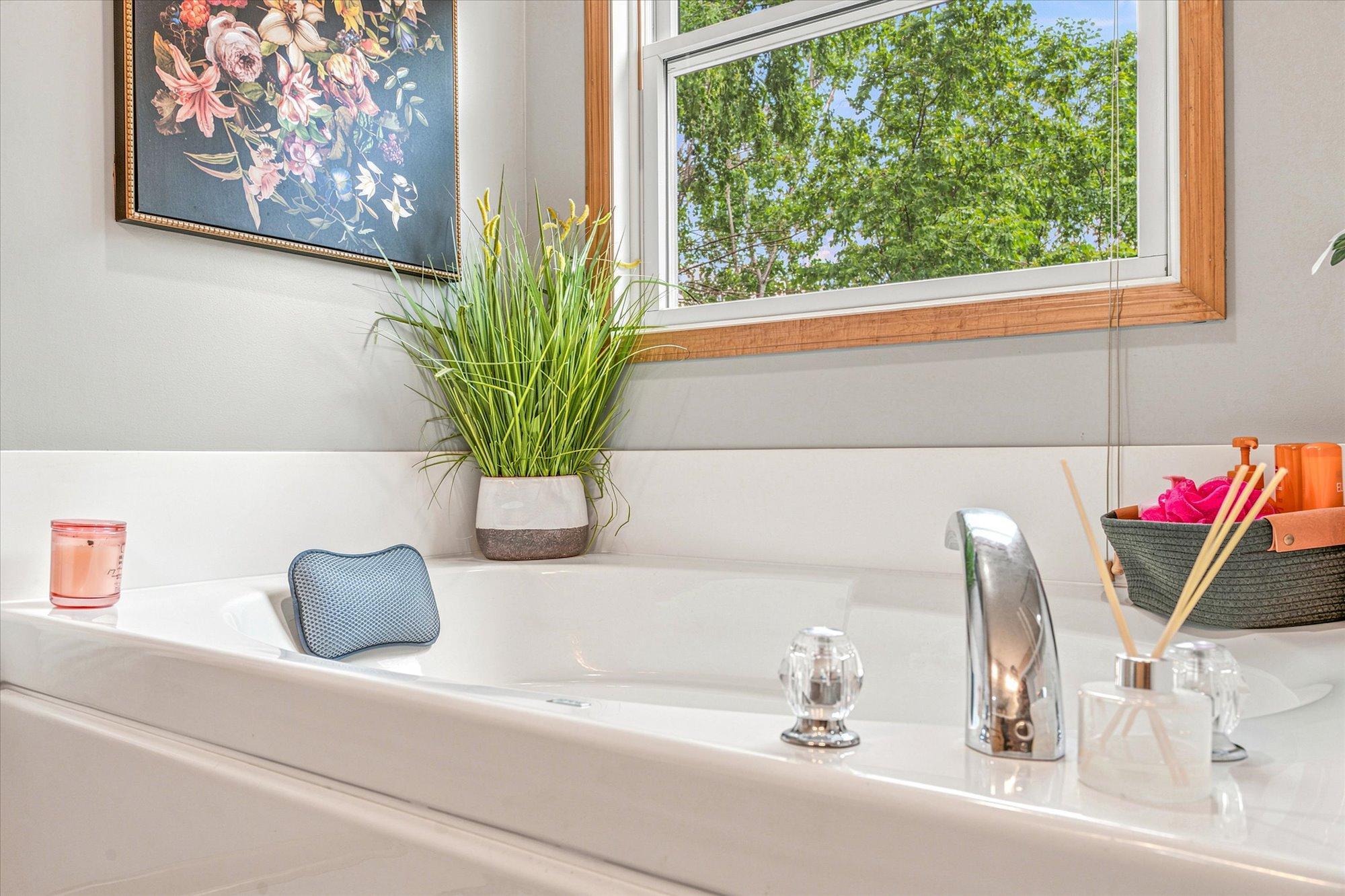 Soak your worries away.