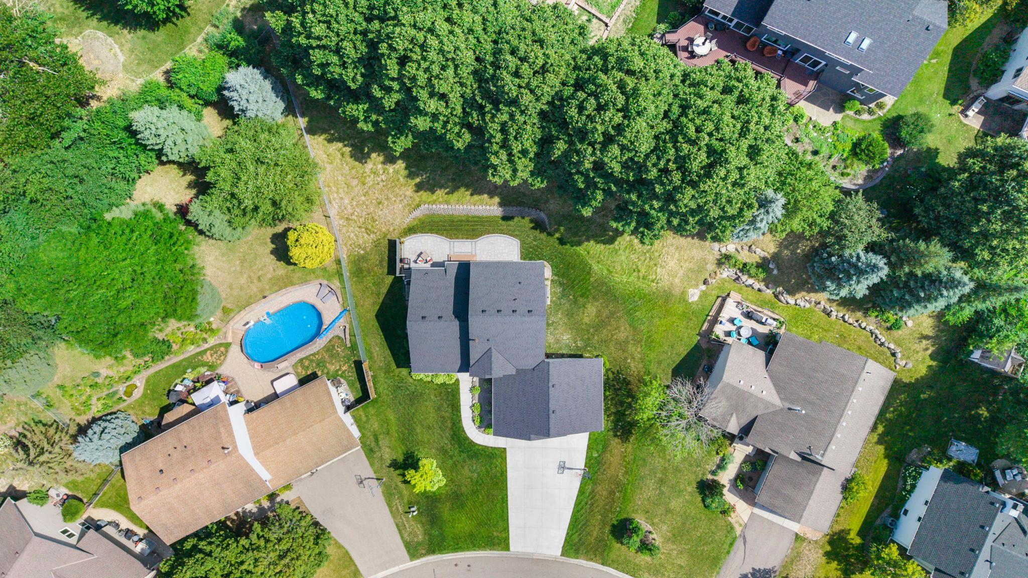 New sod and professional grading (2025) help ensure the yard is ready to enjoy for years to come.