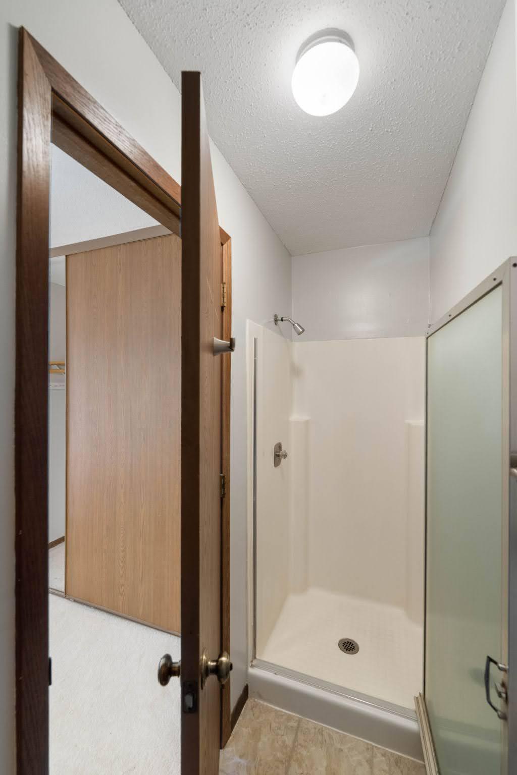 Second bathroom has additional shower