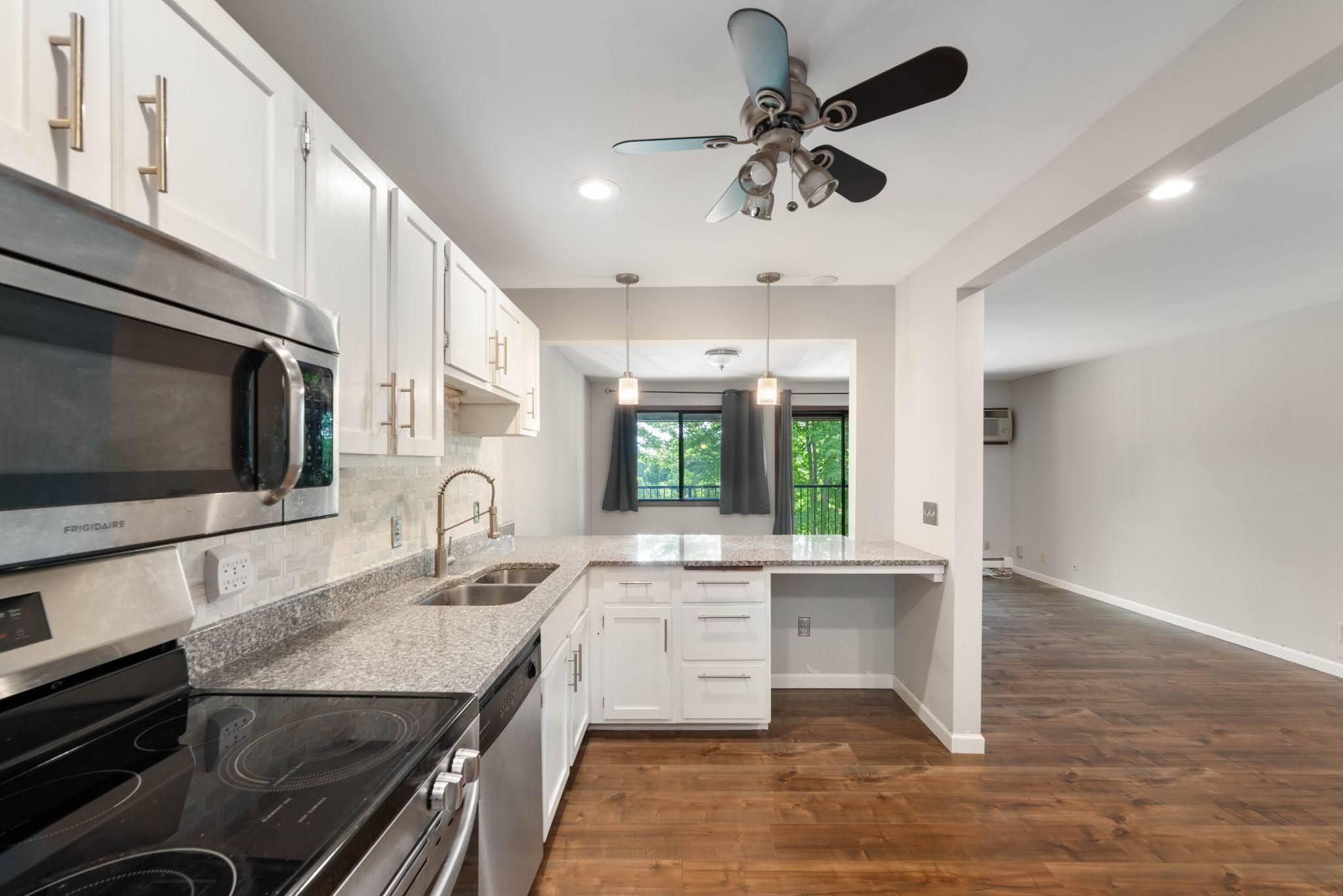 Great views from the spacious kitchen