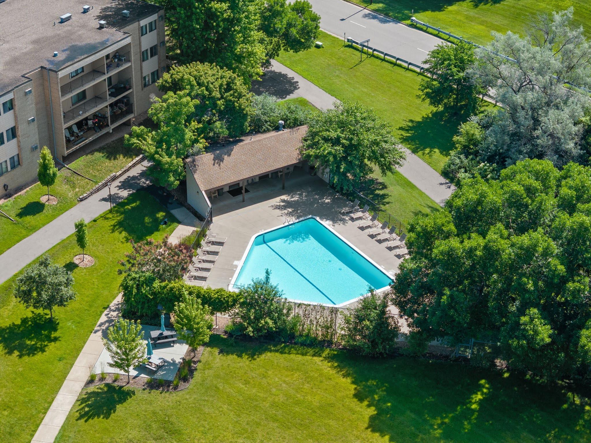 Shared community pool is open for summer!
