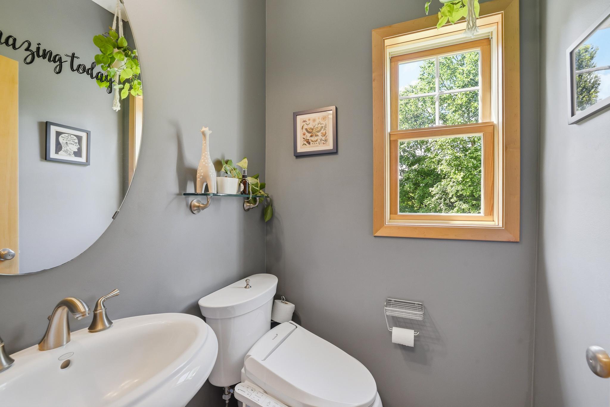 Main floor powder room