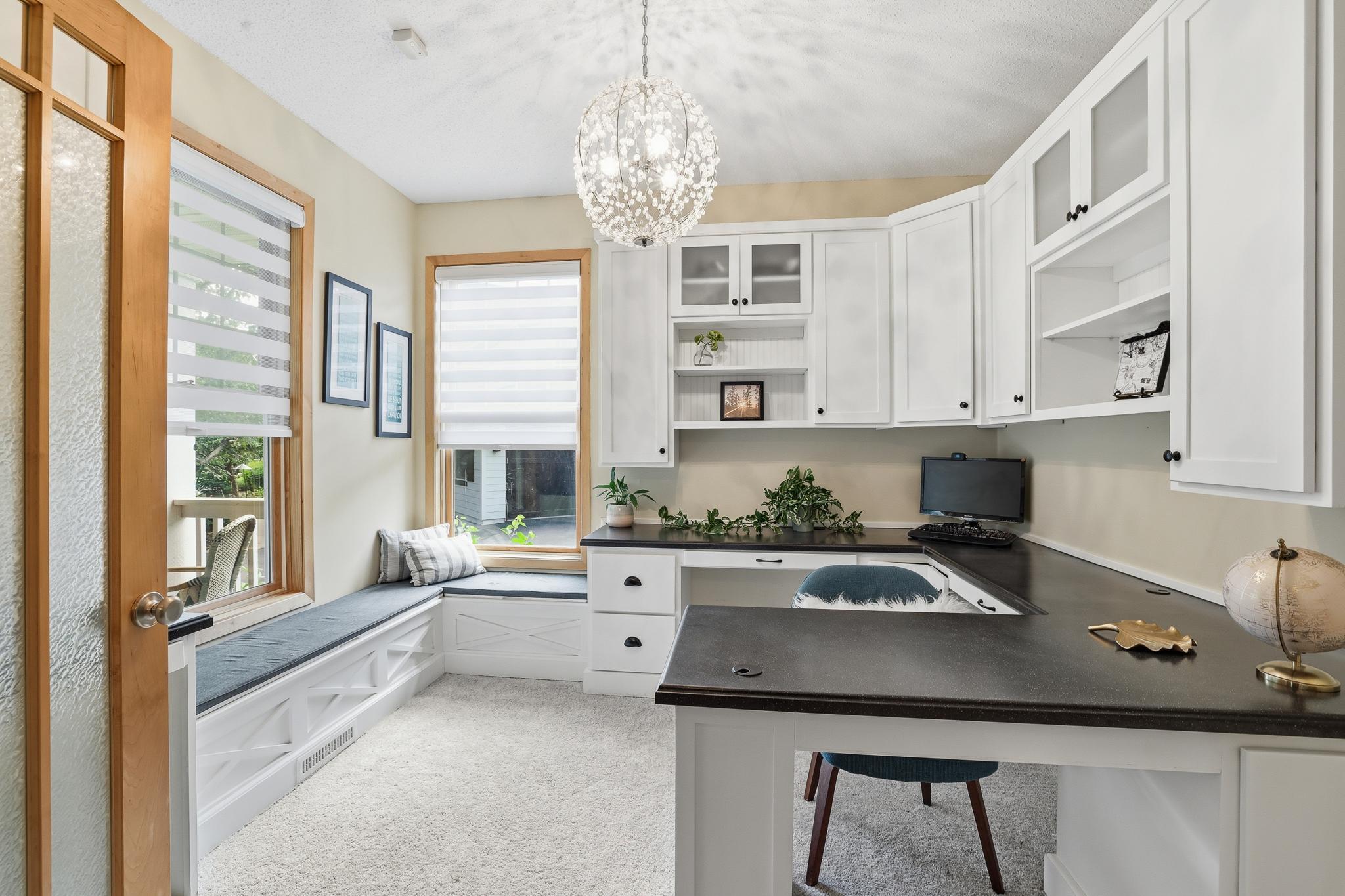 Executive office space with lots of natural light.