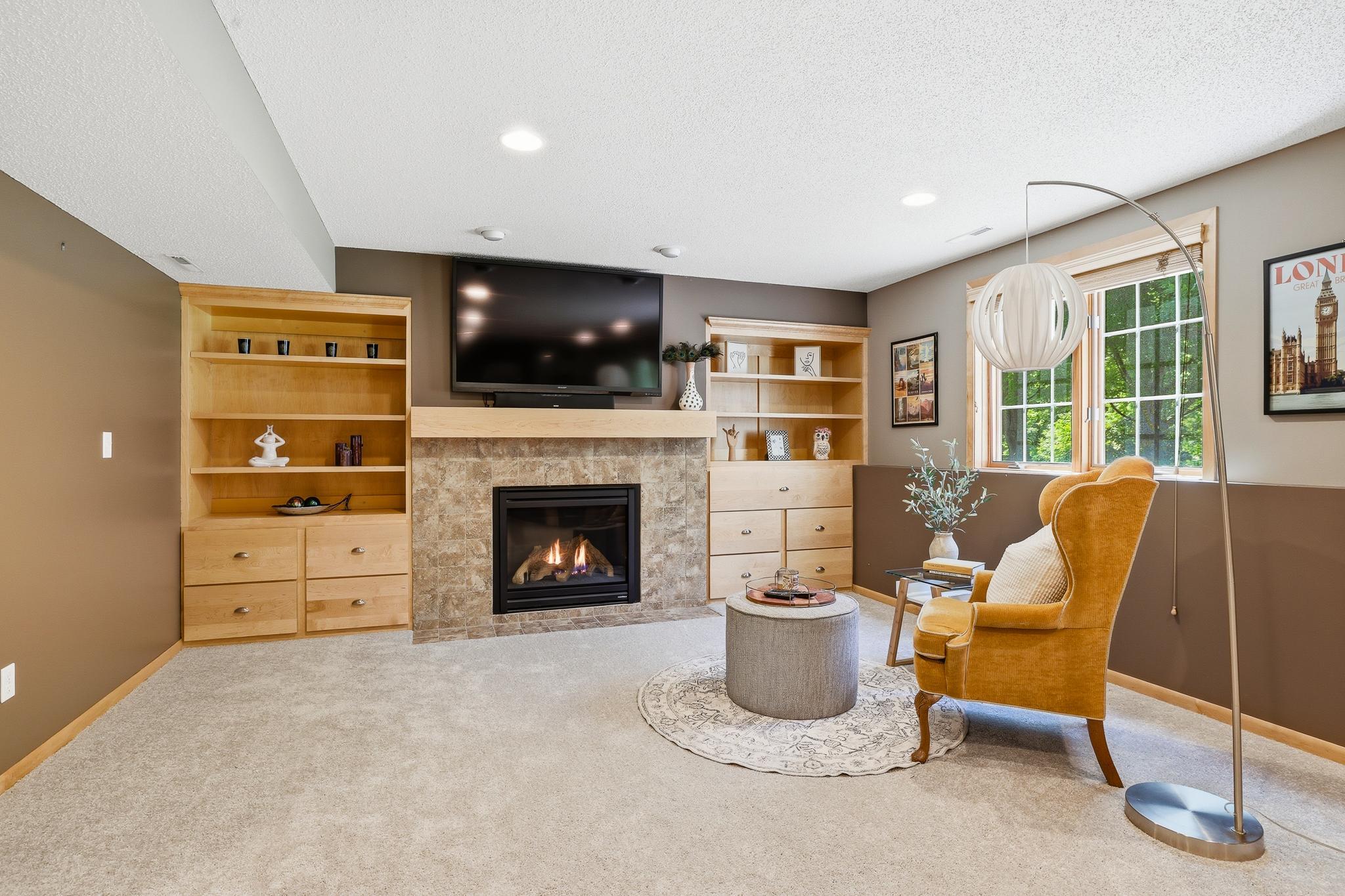 Or relax to a great movie in front of the fire!