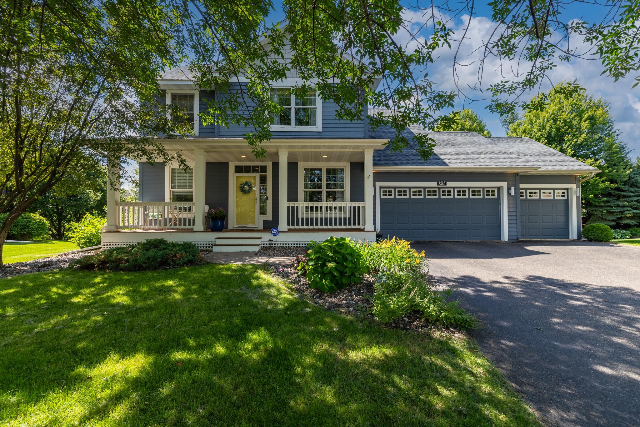 Beautiful curb appeal with large welcoming front porch.