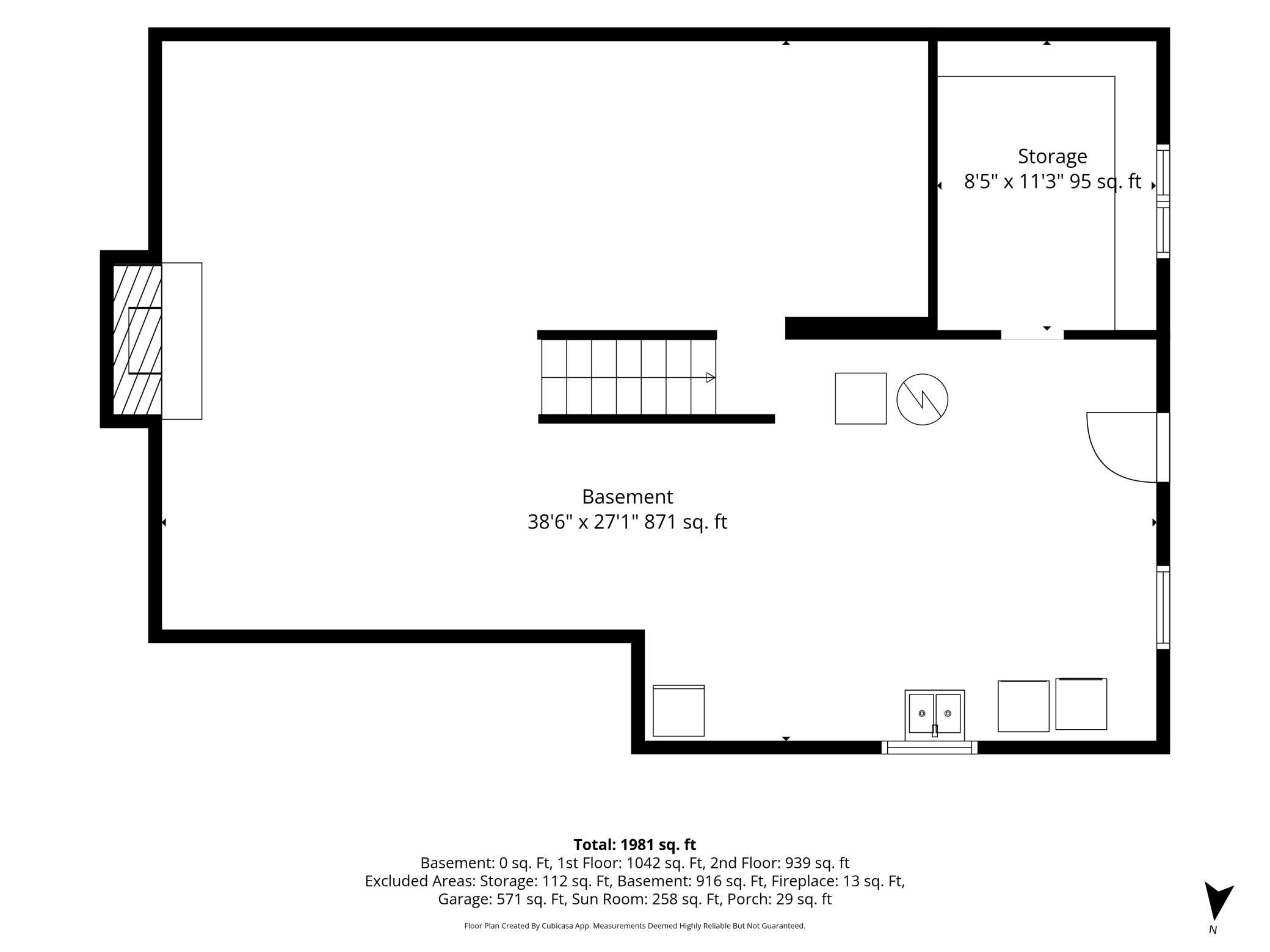 Lower level floorplan.