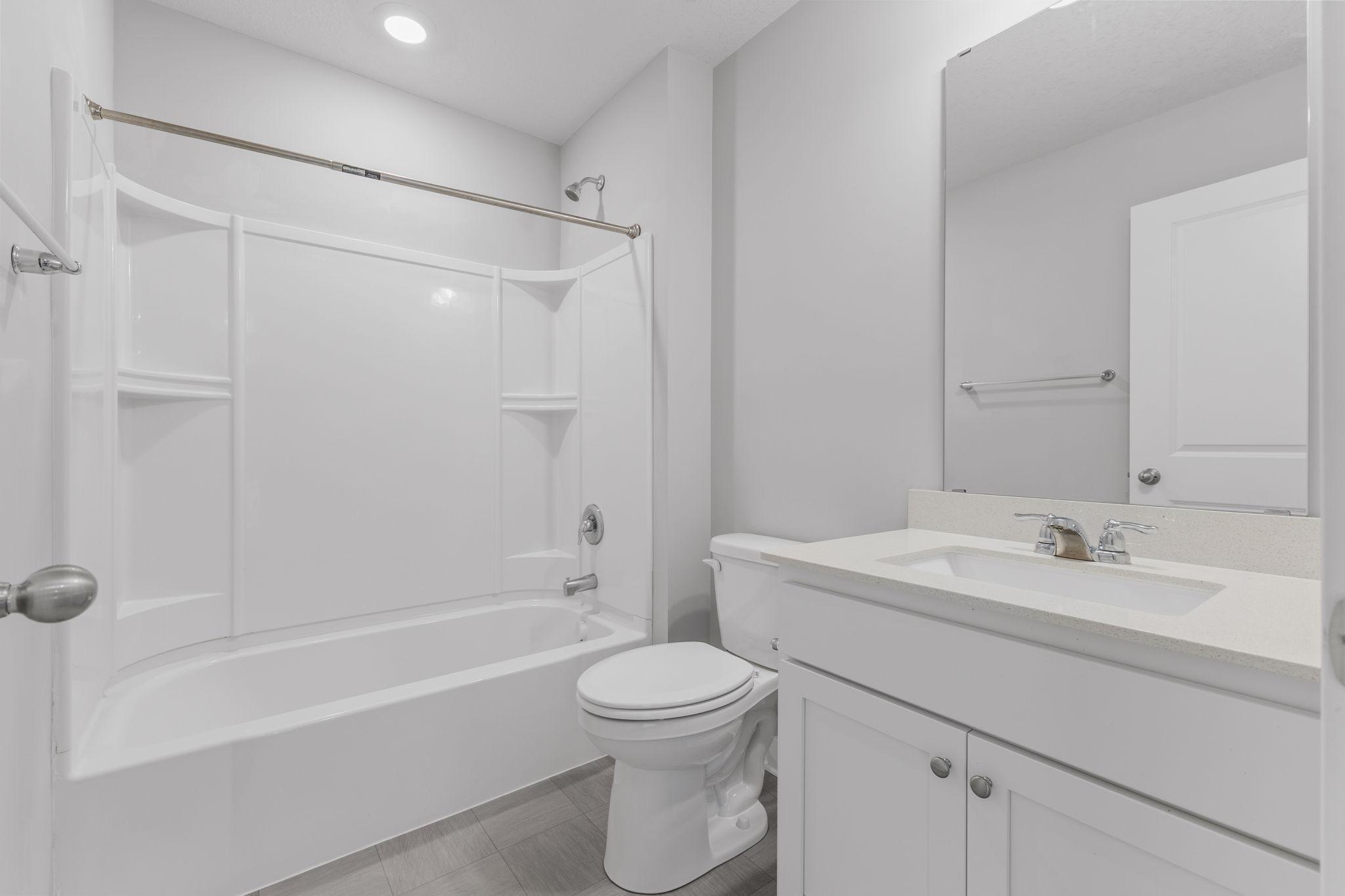 Upper lever bathroom
