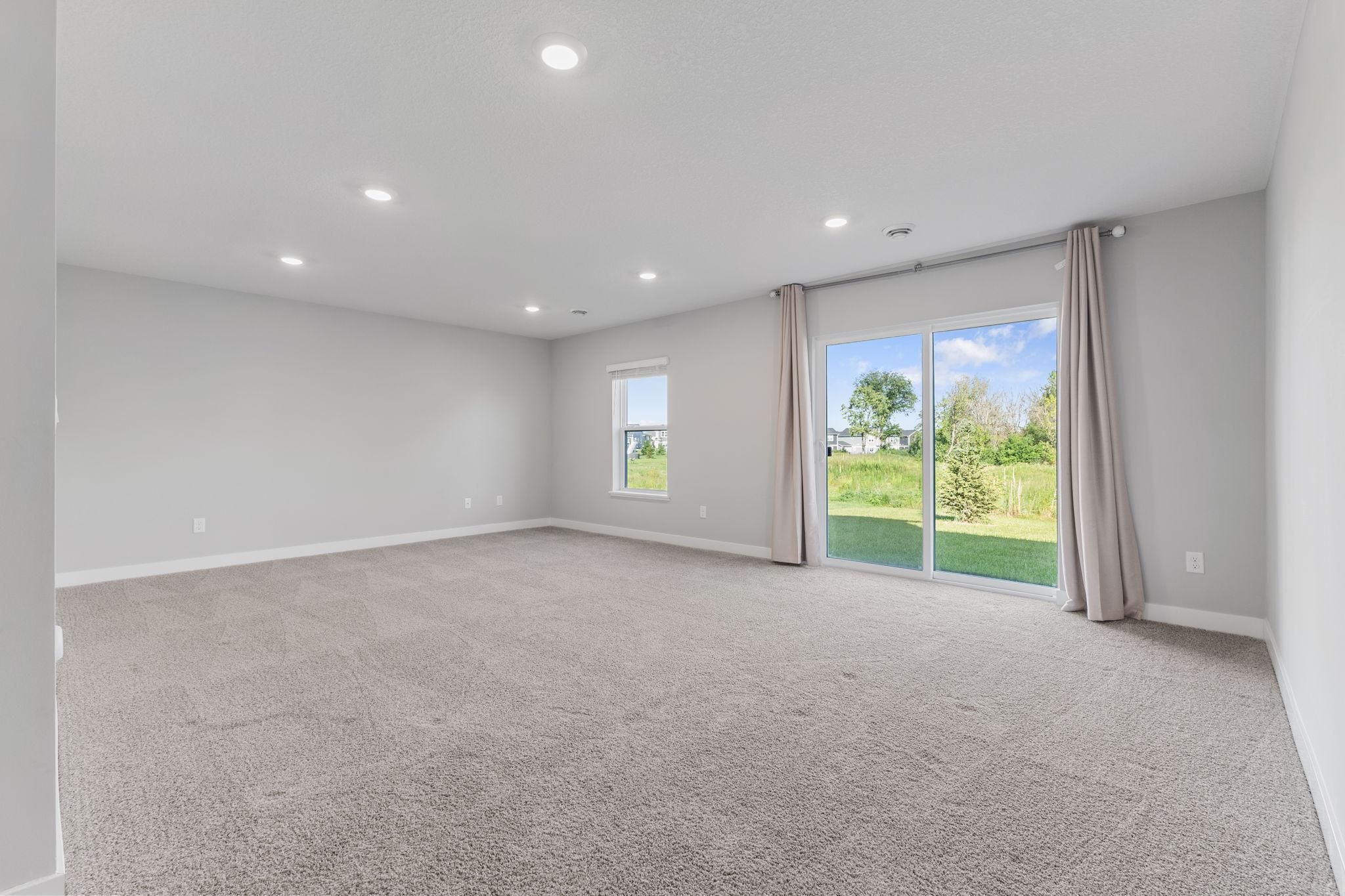 Lower lever family room