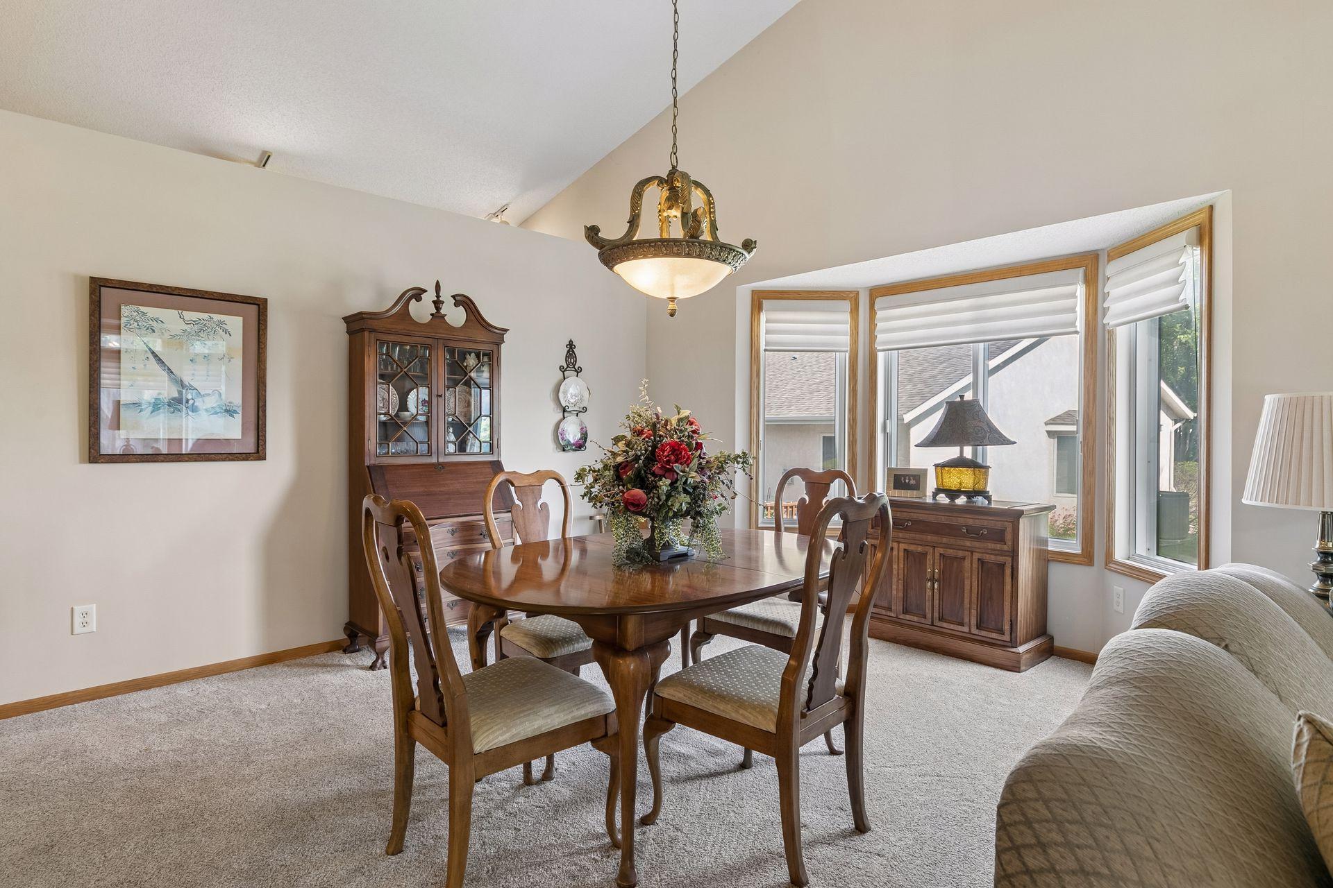 Plenty of open space for hosting family gatherings