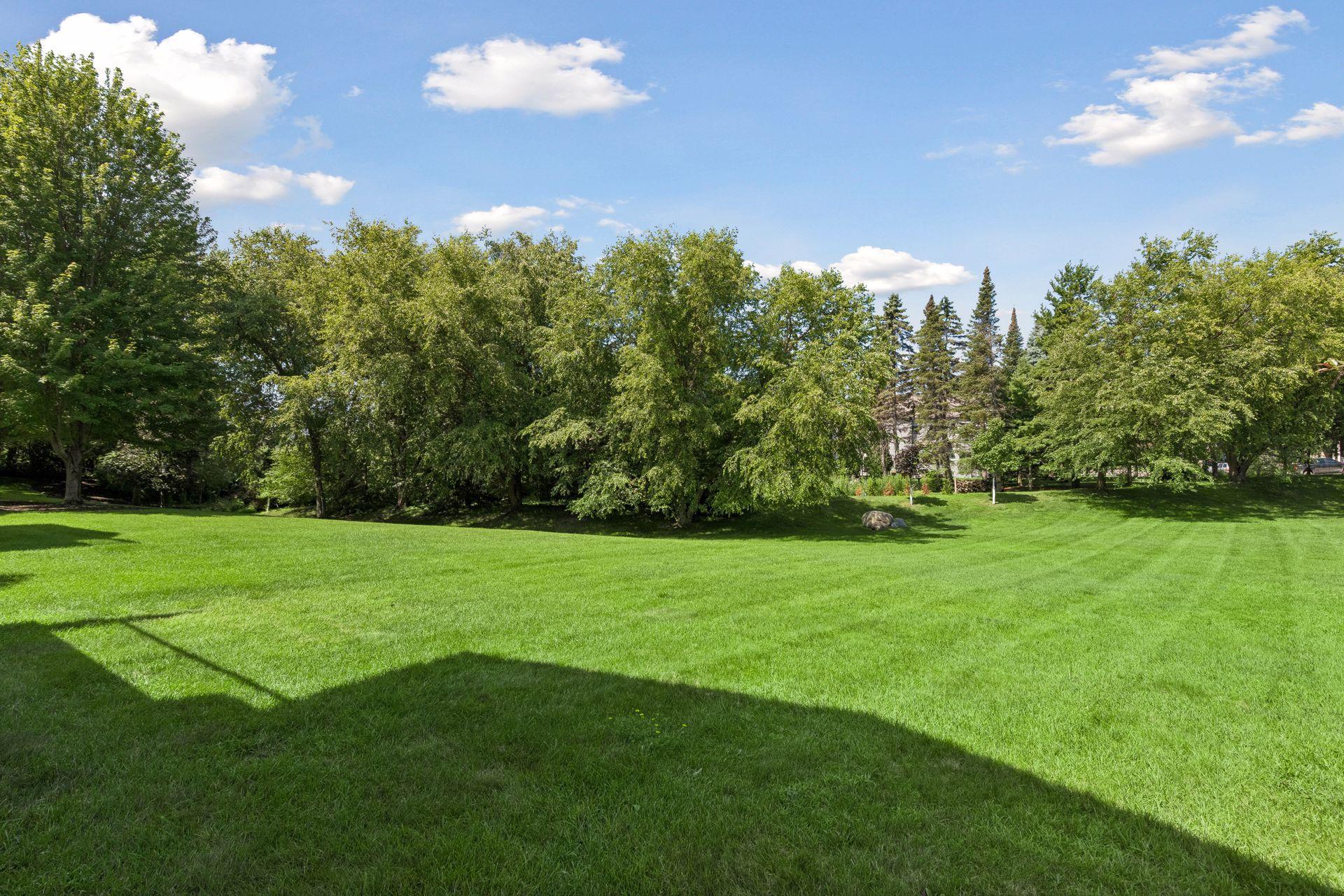 View from the patio or deck of the association common space