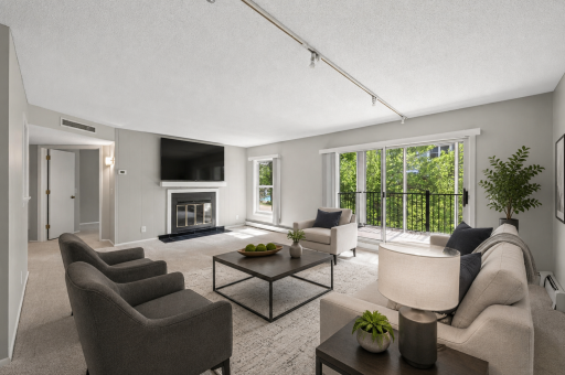 Example of Staging 3020 Saint Albans Mill Road #205, Living Room .png