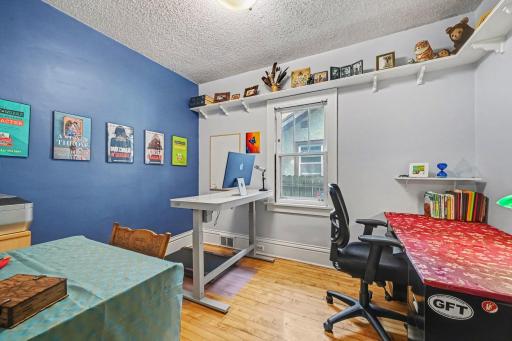 Front bedroom - currently enjoyed as an office.