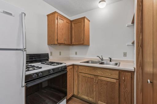Small private kitchen in mother-in-law apartment