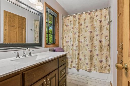 Private Primary bedroom's full bath - updated.