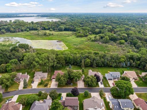 This lovely property backs up to Rice Creek DNR nature preserve