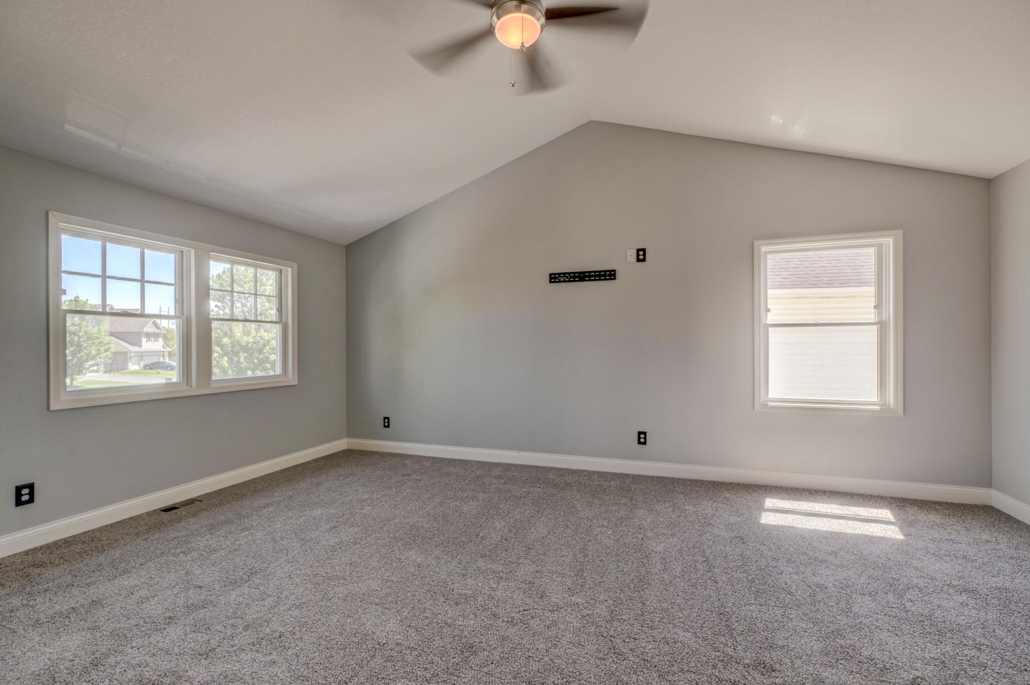 Bonus room on the upper level is perfect as a playroom, media room, home office, or additional living space!