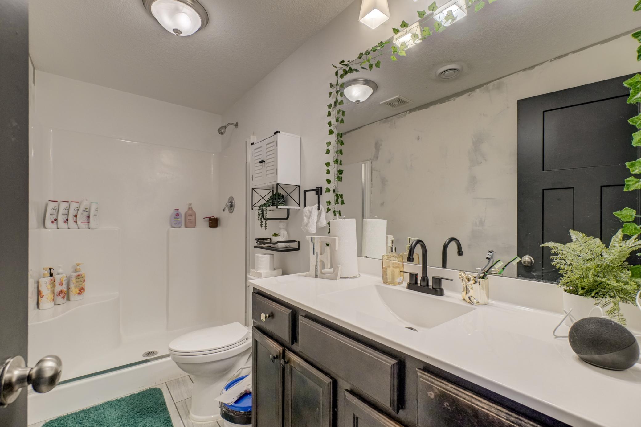 Convenient 3/4 bath on the lower level!