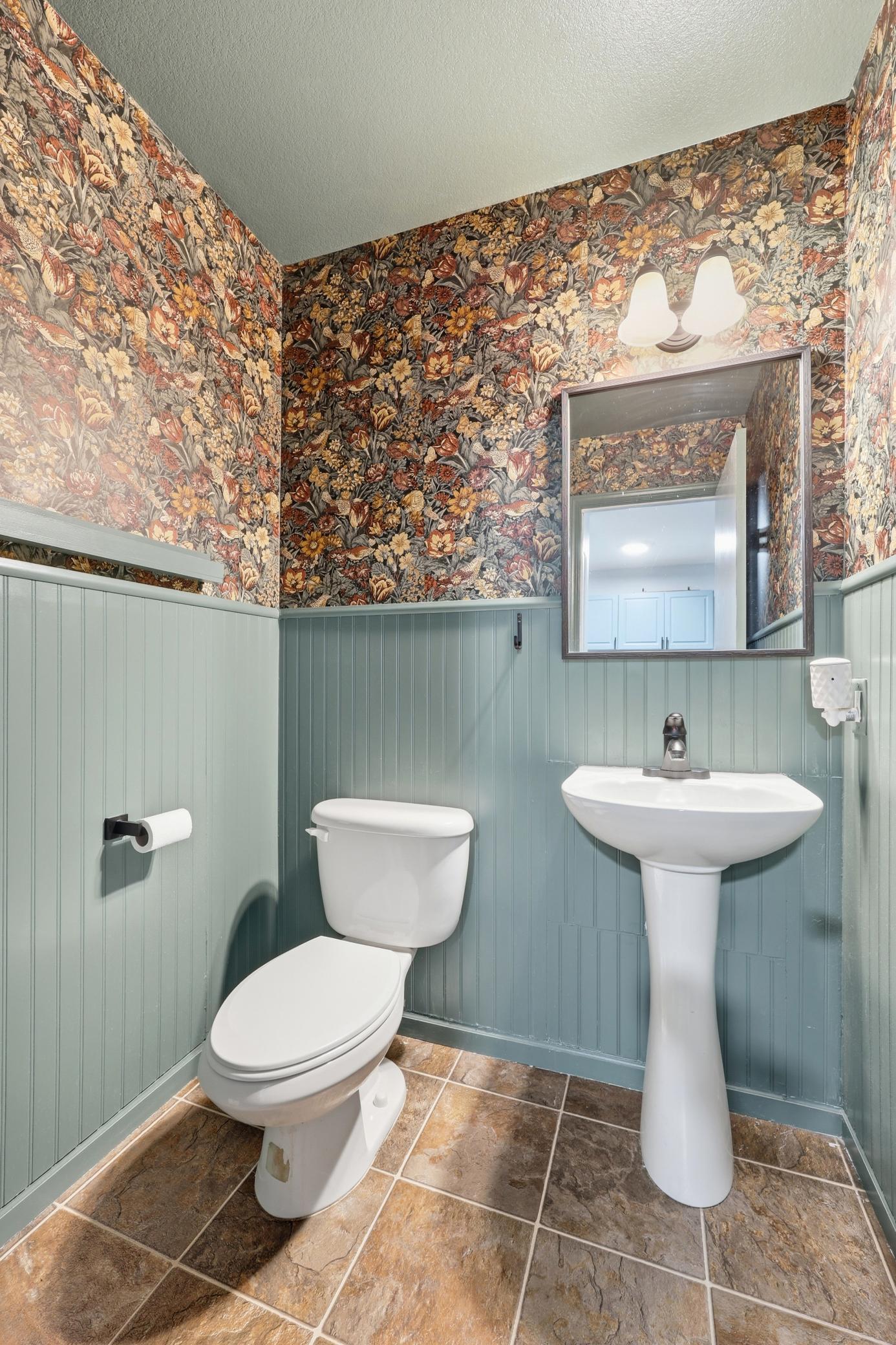 Half Bath on Main Floor