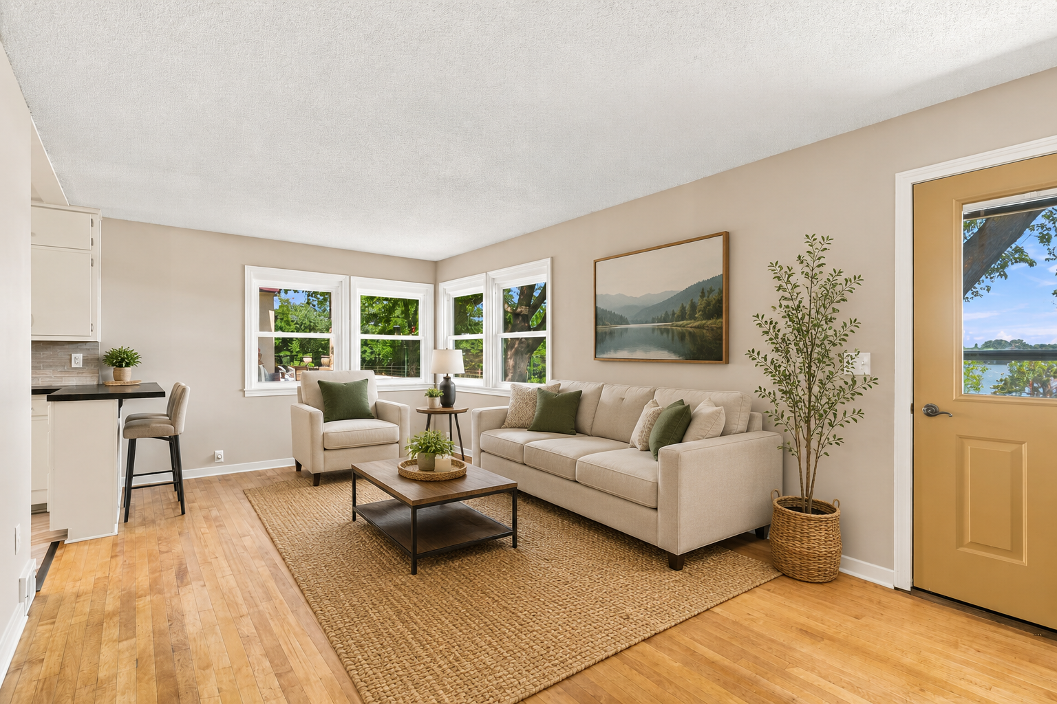 Virtually Stage Living Room
