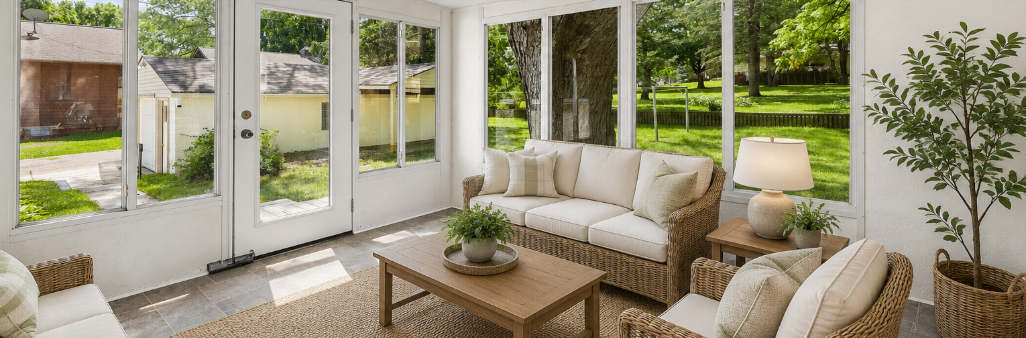 Virtually Staged Porch
