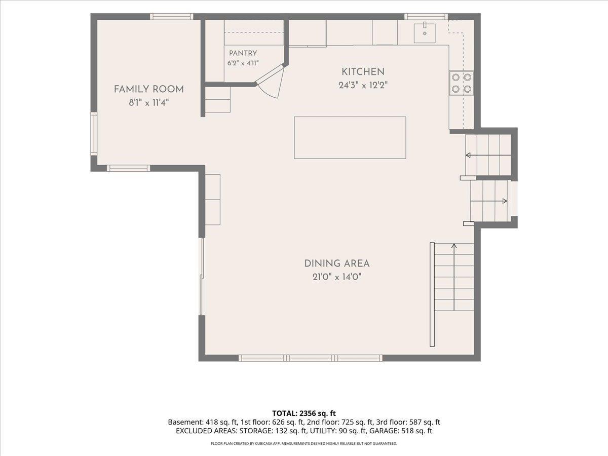 Third floor layout