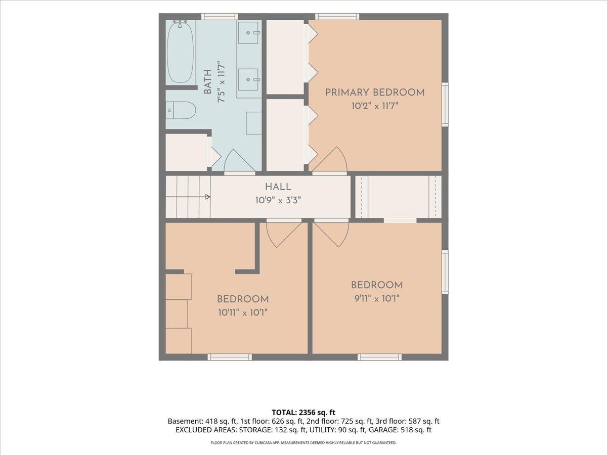 Fourth floor layout
