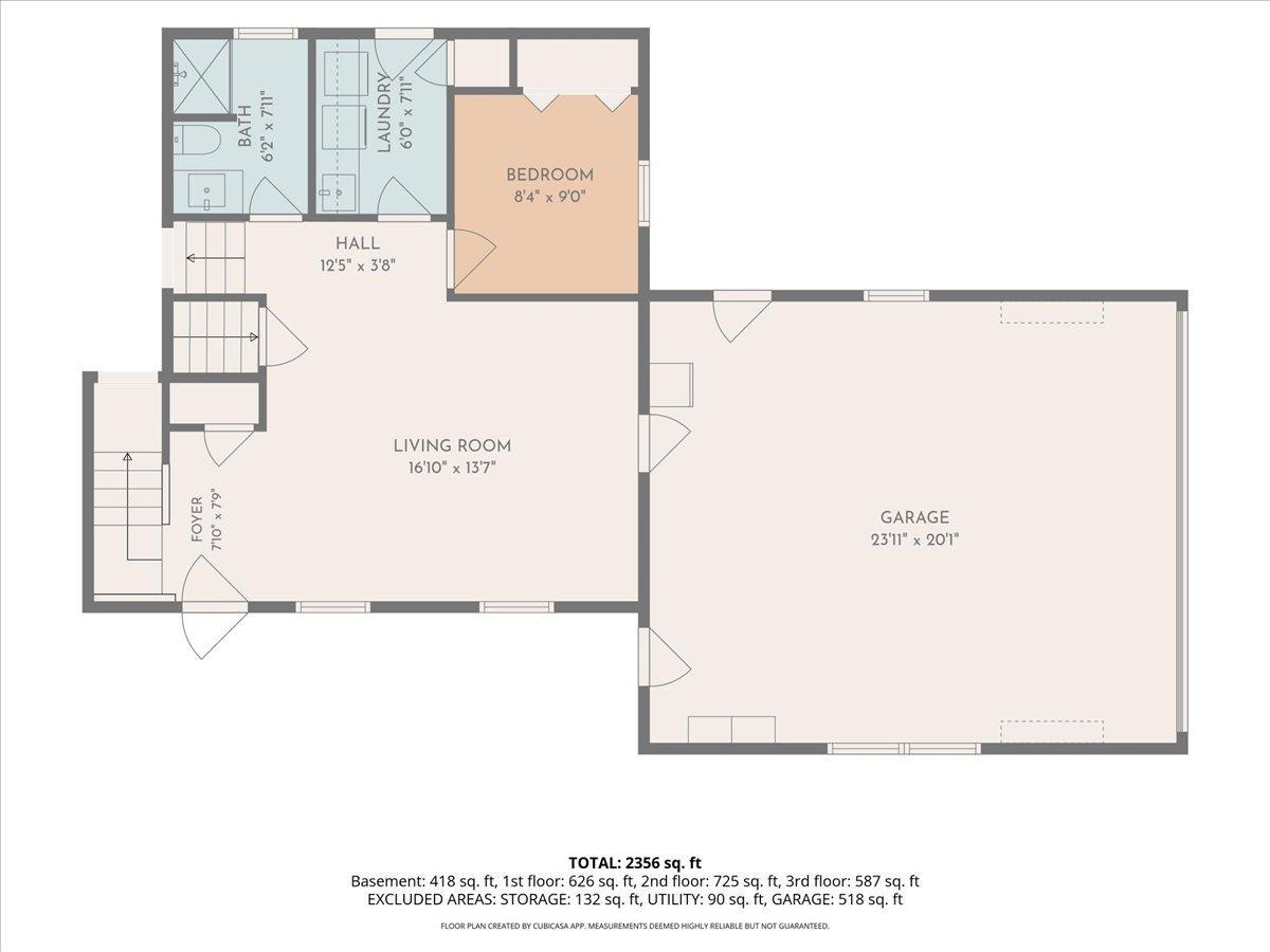 Second floor layout