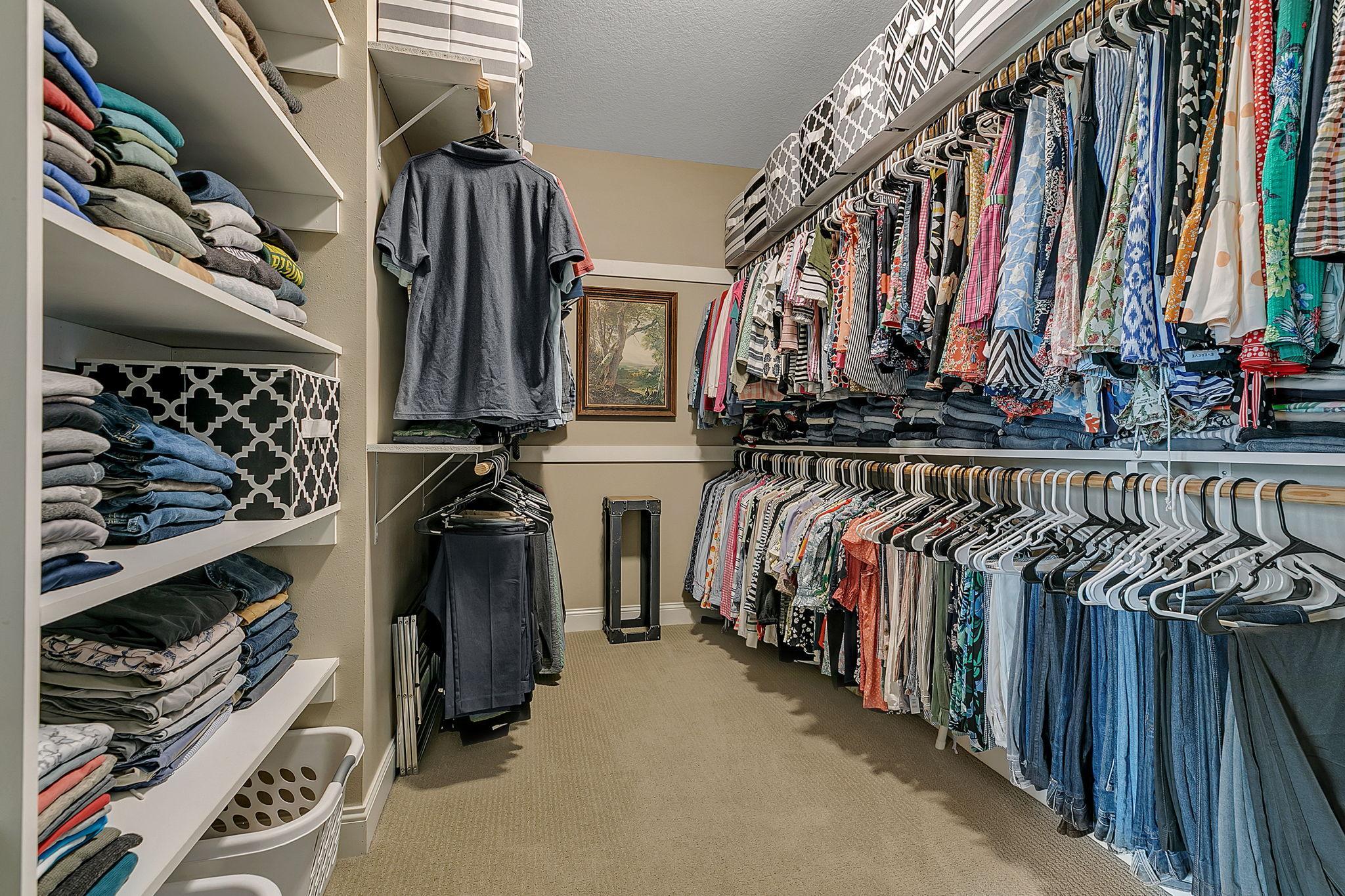 Spacious Walk-In Closet
