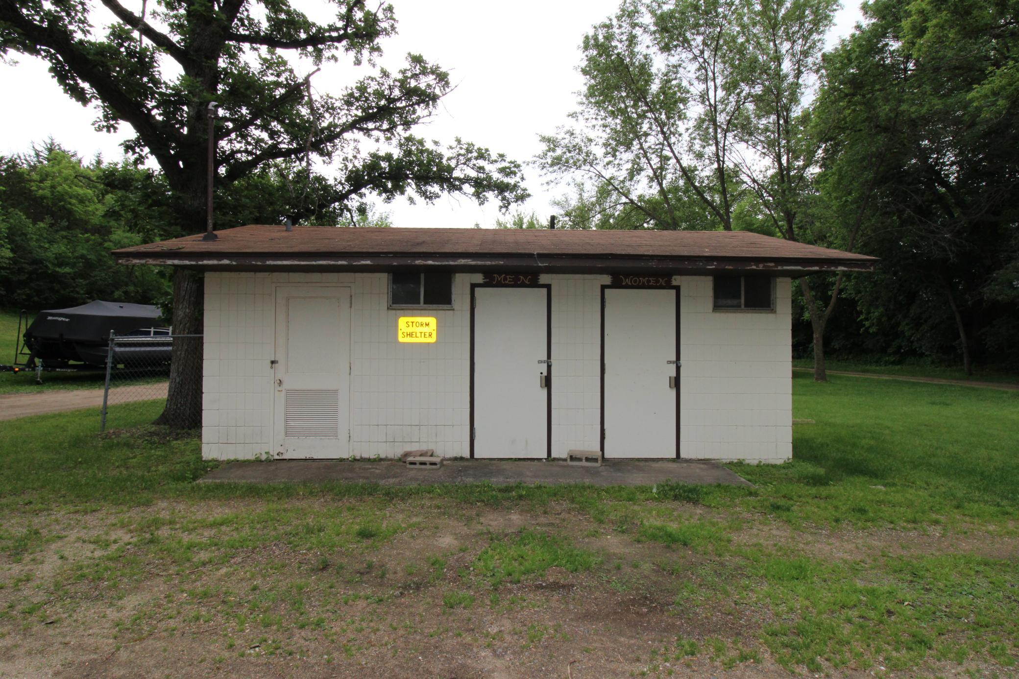 Storm shelter and comm bathrooms
