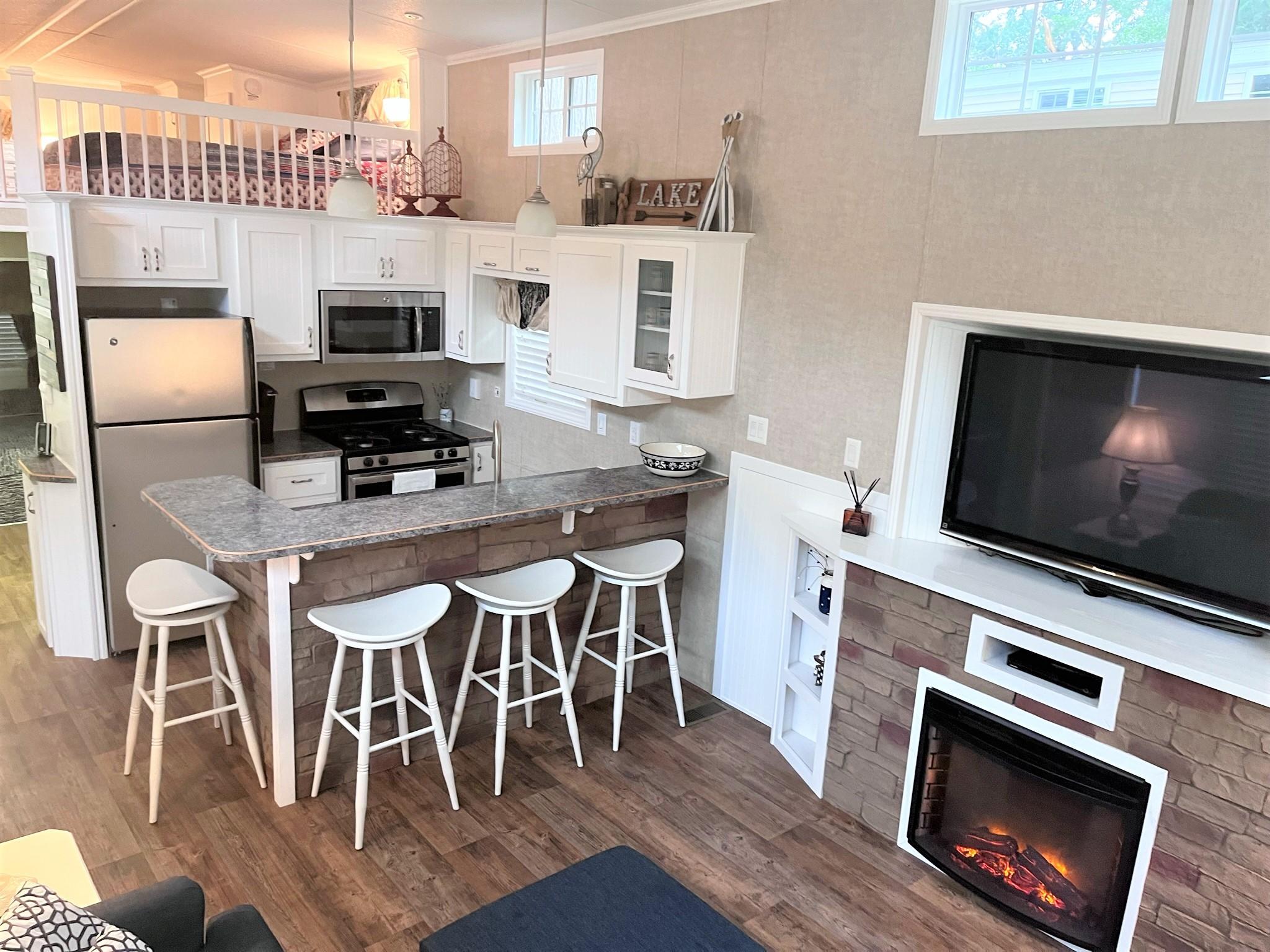 Fireplace too