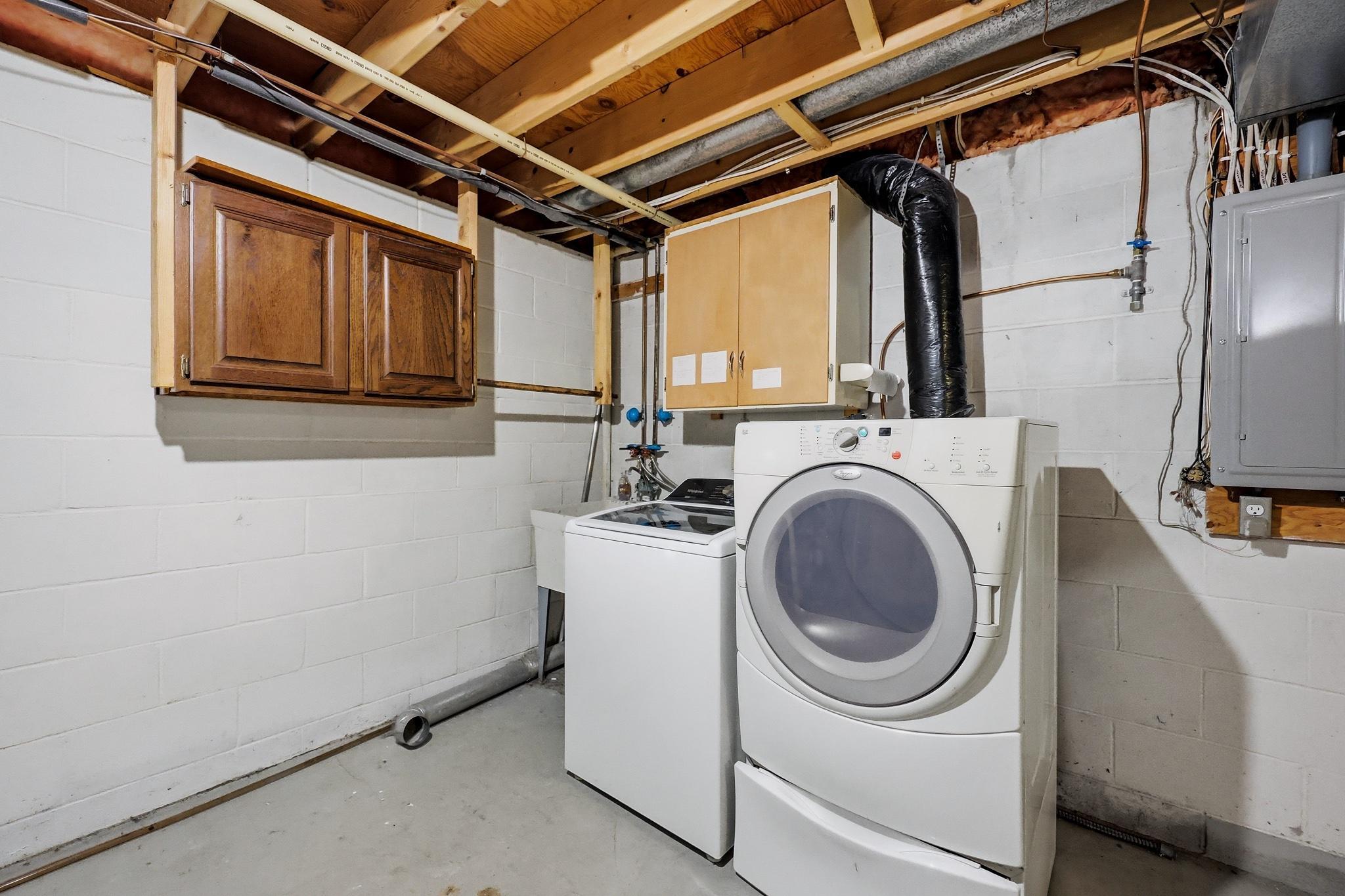 Basement laundry