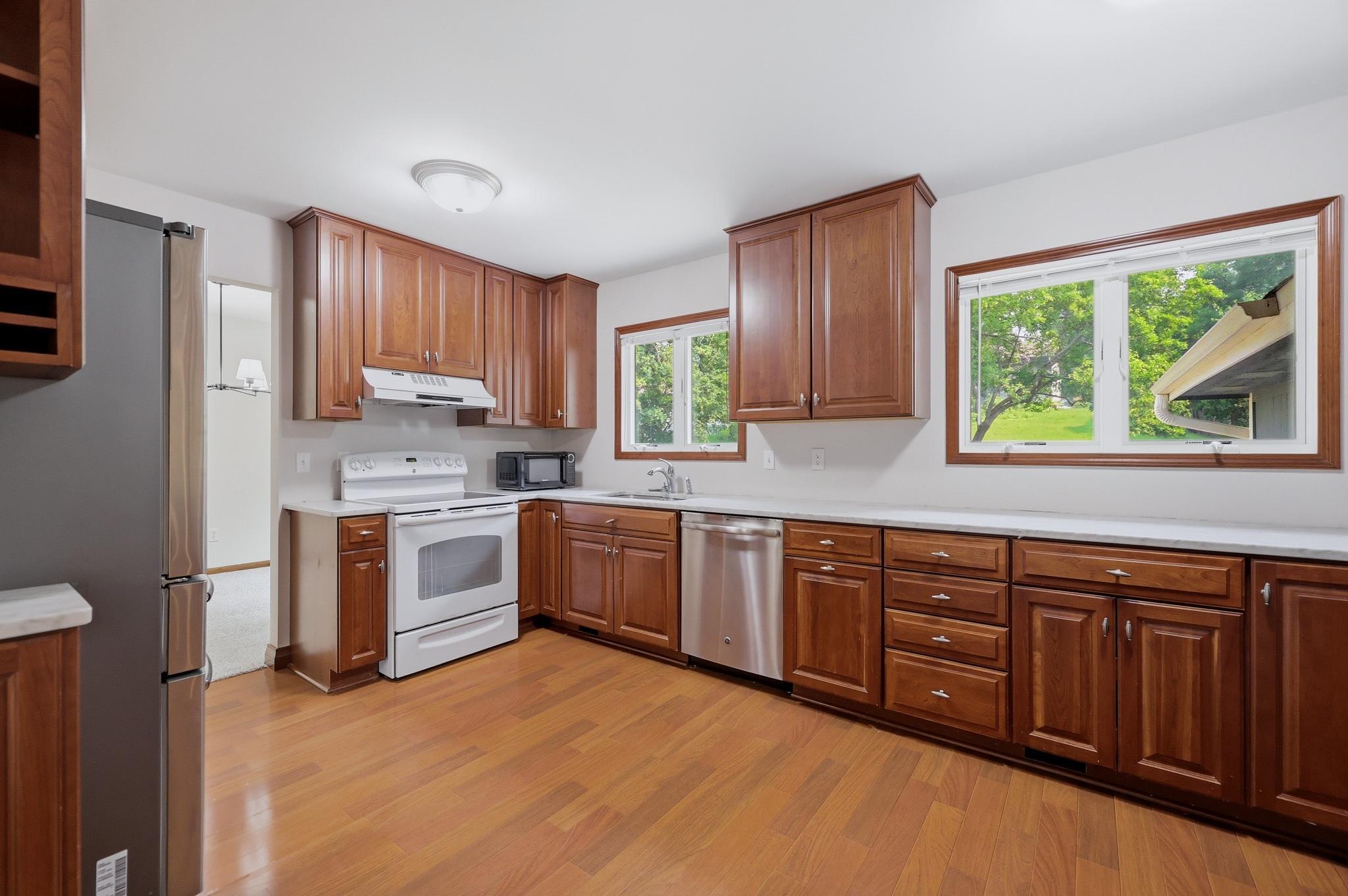 Great cupboard space, and counter space